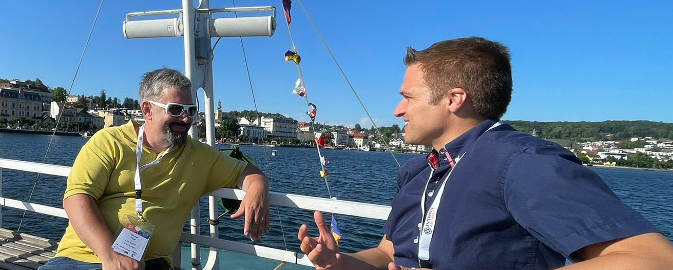 Daniel Siegl und Stephan Reuter im Gespräch