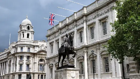 Whitehall in London